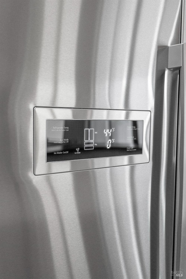 42267 Forecastle, The Sea Ranch, CA 95497 - detailed view of stainless steel fridge