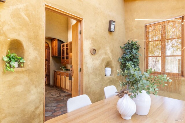 view of dining area