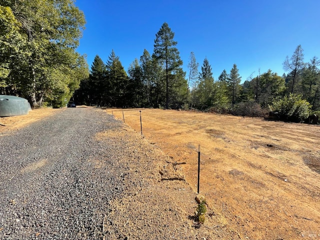 view of road