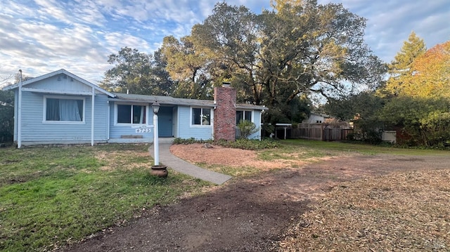 view of ranch-style home