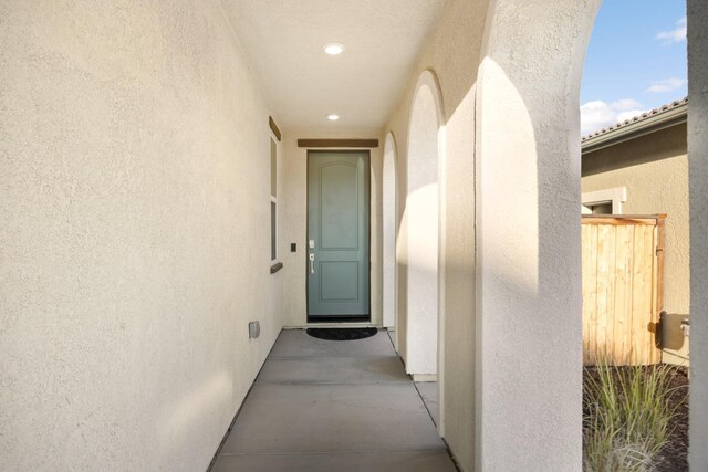 view of hallway