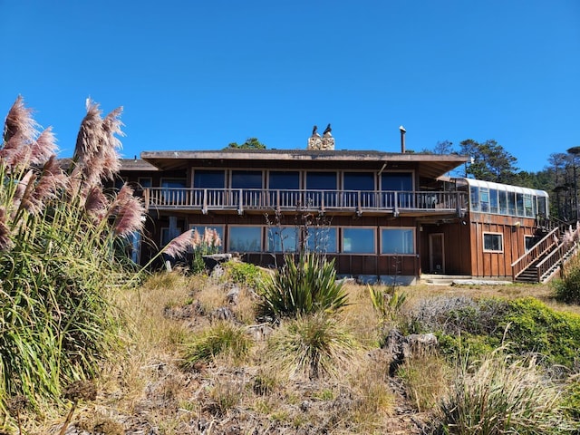 view of rear view of house