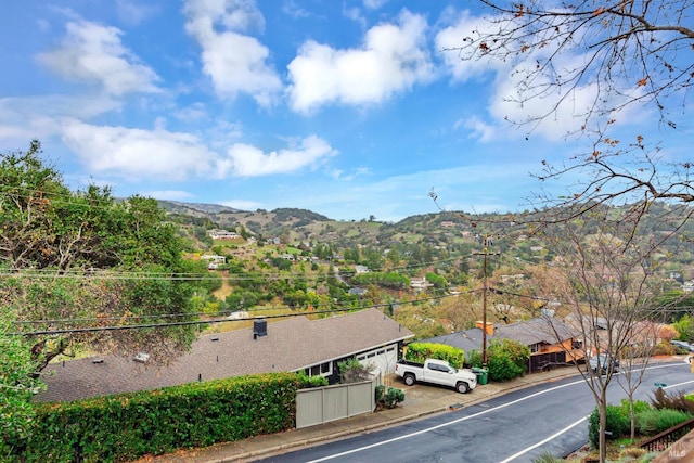 view of mountain feature