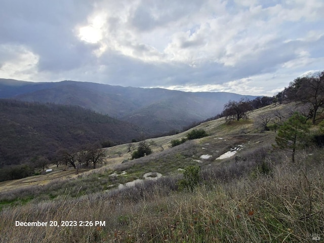 view of mountain feature