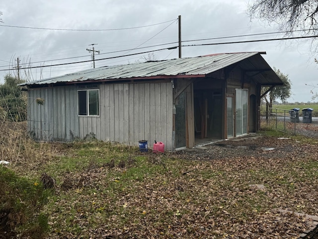 view of outbuilding