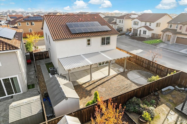 birds eye view of property featuring a residential view