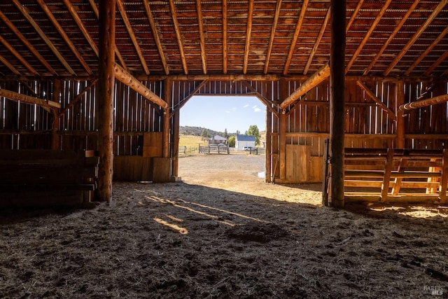 view of stable