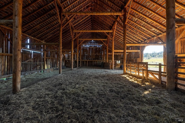 view of horse barn