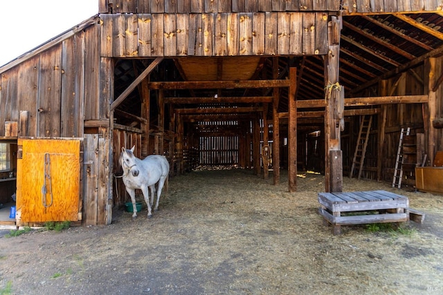 view of stable