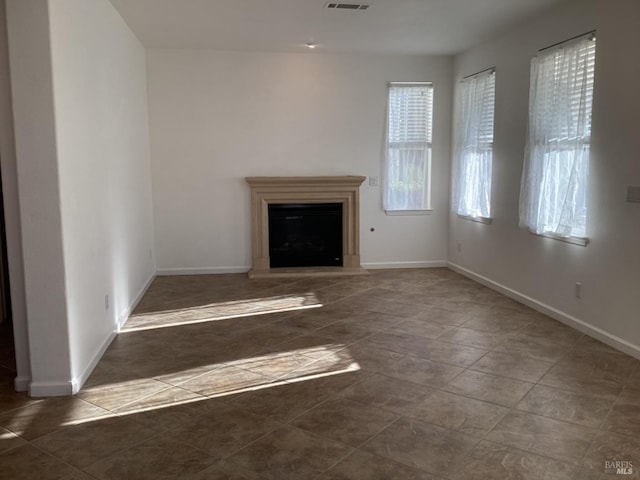 view of unfurnished living room