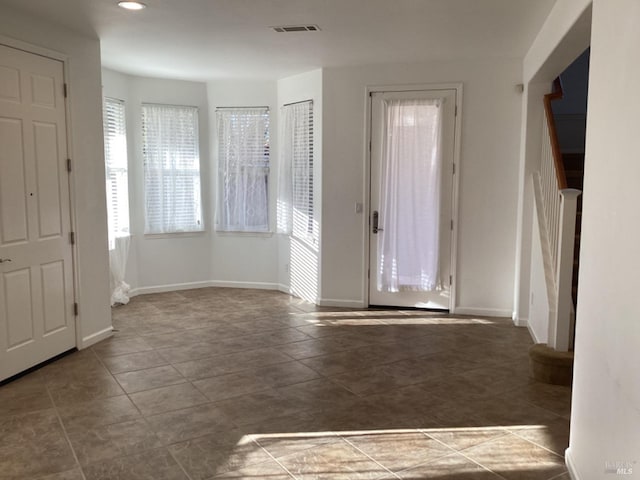 view of tiled entryway