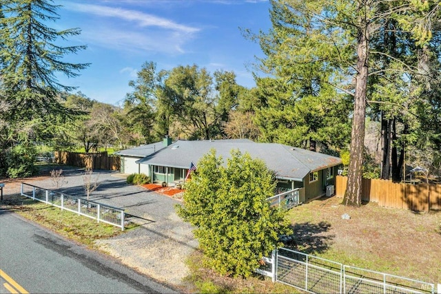 view of front of house