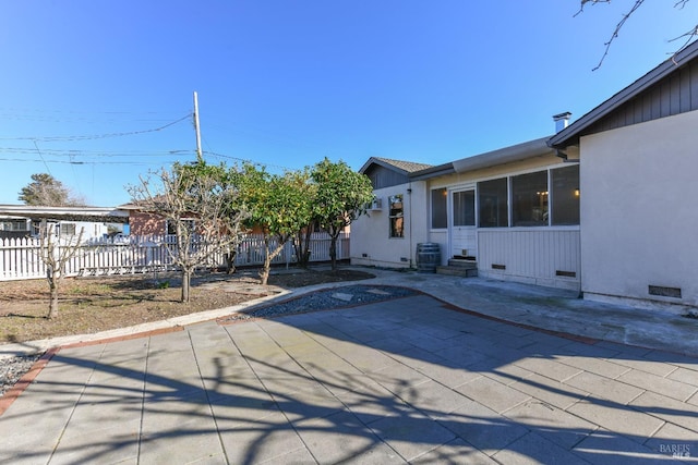 exterior space featuring a patio