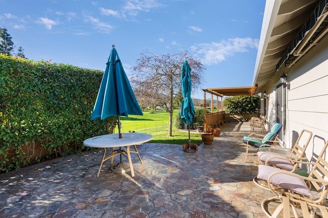 view of patio / terrace