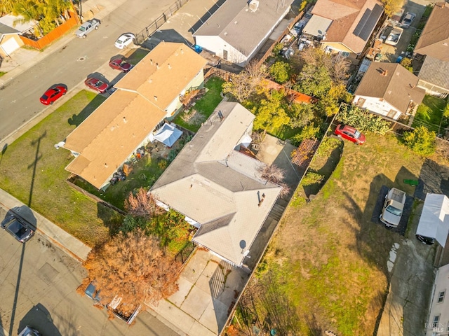 bird's eye view featuring a residential view