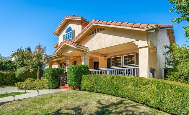 view of mediterranean / spanish house