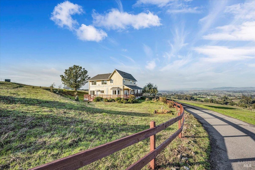 218 Spring Ridge Ln, Petaluma, CA 94952 - view of side of property featuring a deck