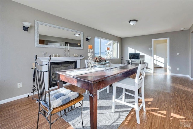 dining room featuring hardwood / wood-style floors