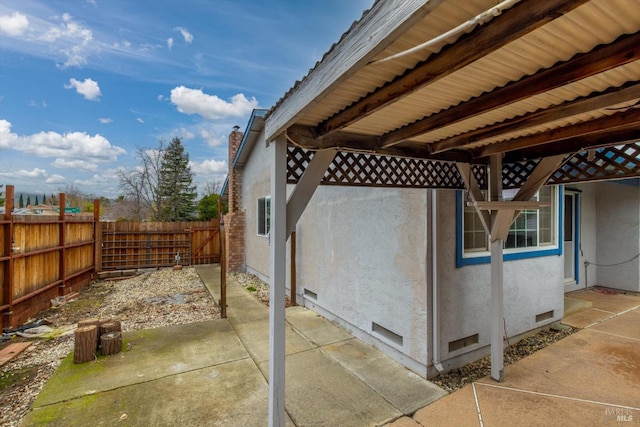 view of patio