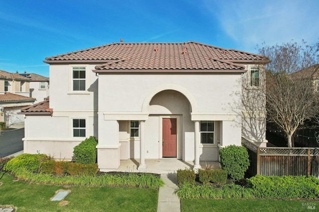 view of mediterranean / spanish-style home