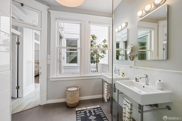 bathroom featuring tile patterned floors