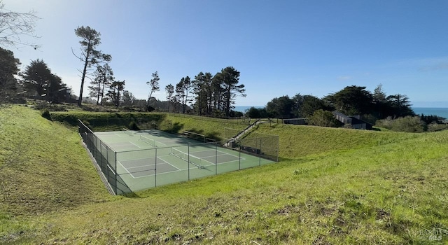 view of sport court