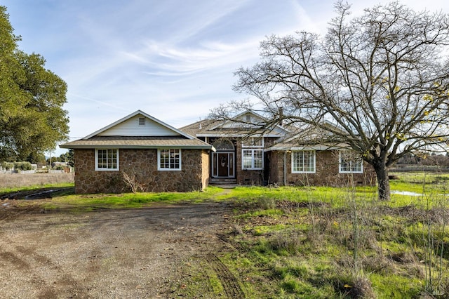 view of ranch-style home