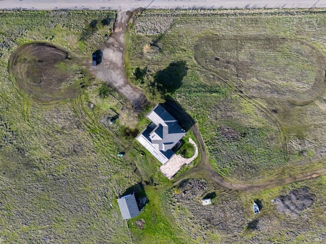 drone / aerial view featuring a rural view