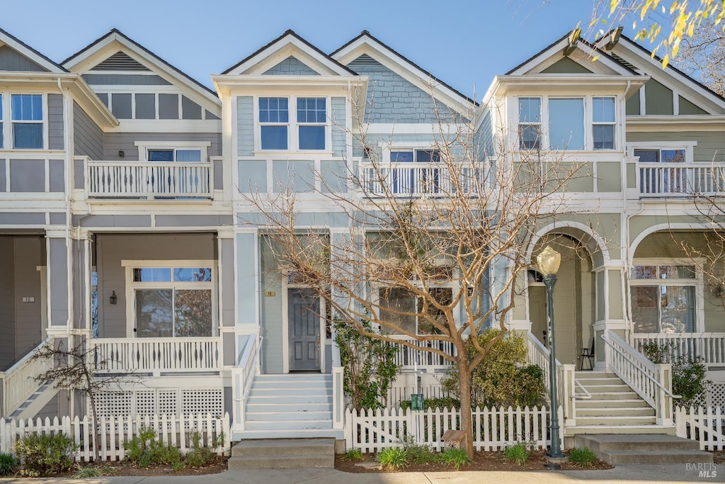 view of townhome / multi-family property