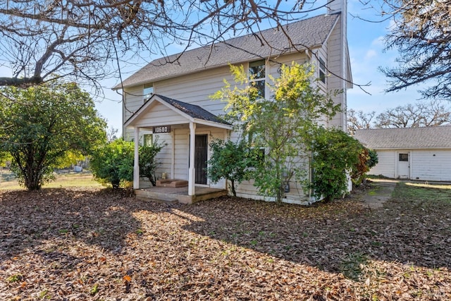 view of back of property