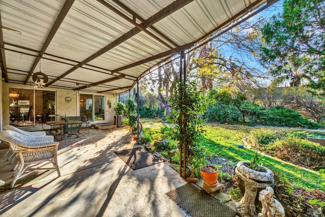 view of patio