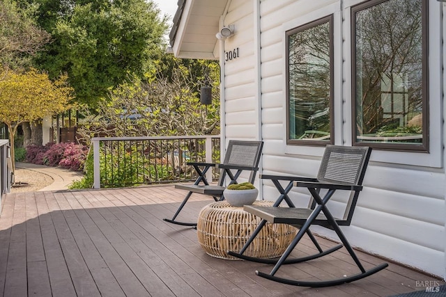 view of deck