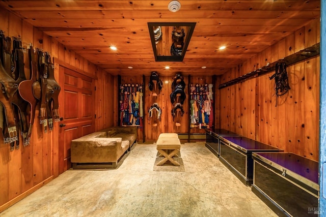 view of horse barn with a baseboard heating unit