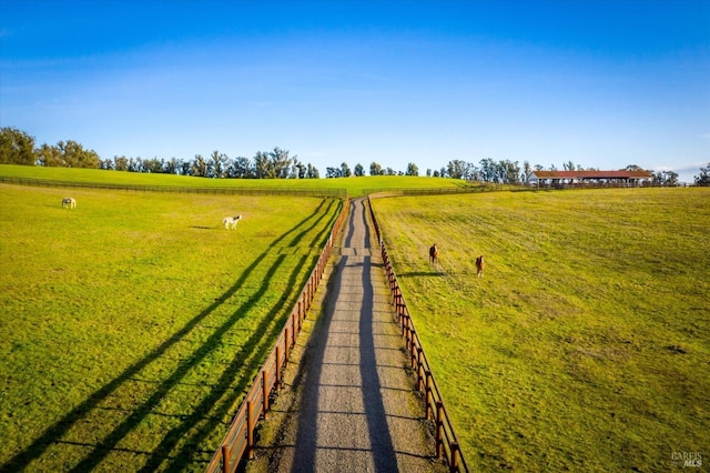 surrounding community with a rural view