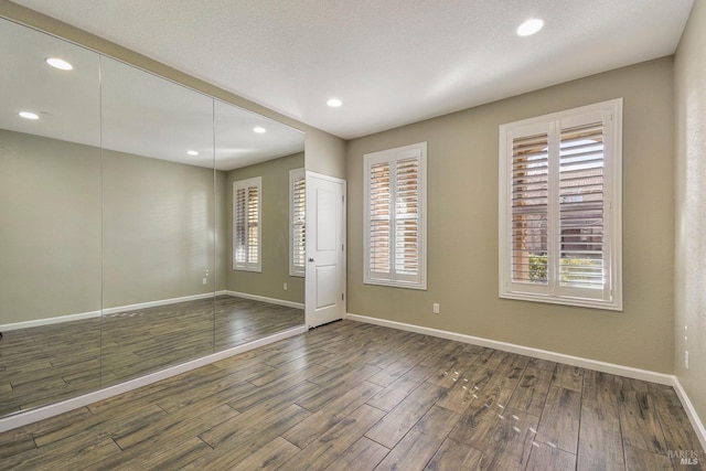 entryway featuring dark hardwood / wood-style flooring