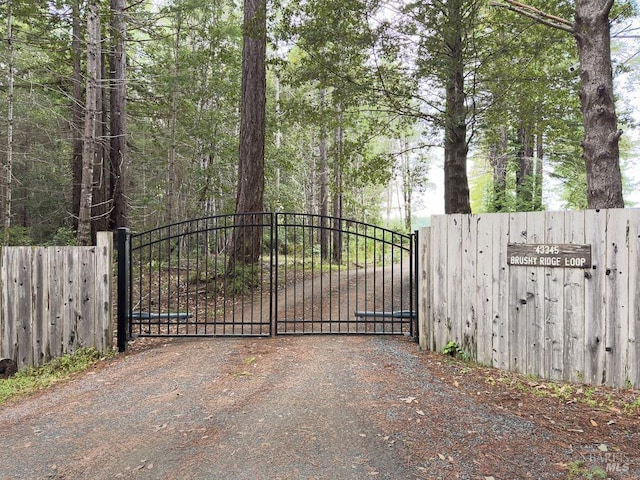 view of gate