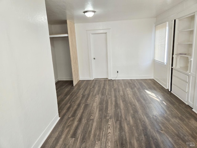 1920 Marin St, Vallejo, CA 94590 - unfurnished bedroom featuring dark wood finished floors, baseboards, and a closet