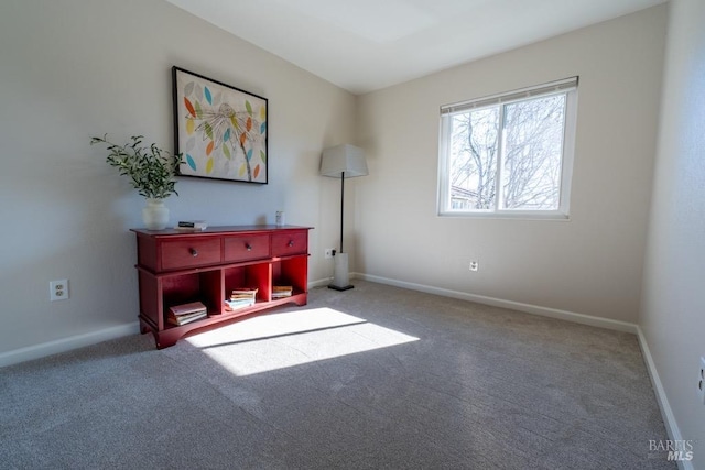 interior space with carpet floors