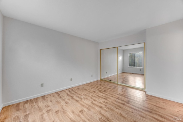 interior space featuring light hardwood / wood-style flooring