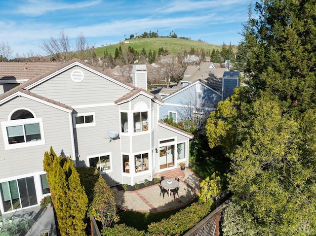 view of rear view of property