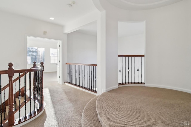 corridor with carpet