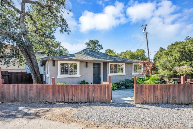 view of ranch-style home