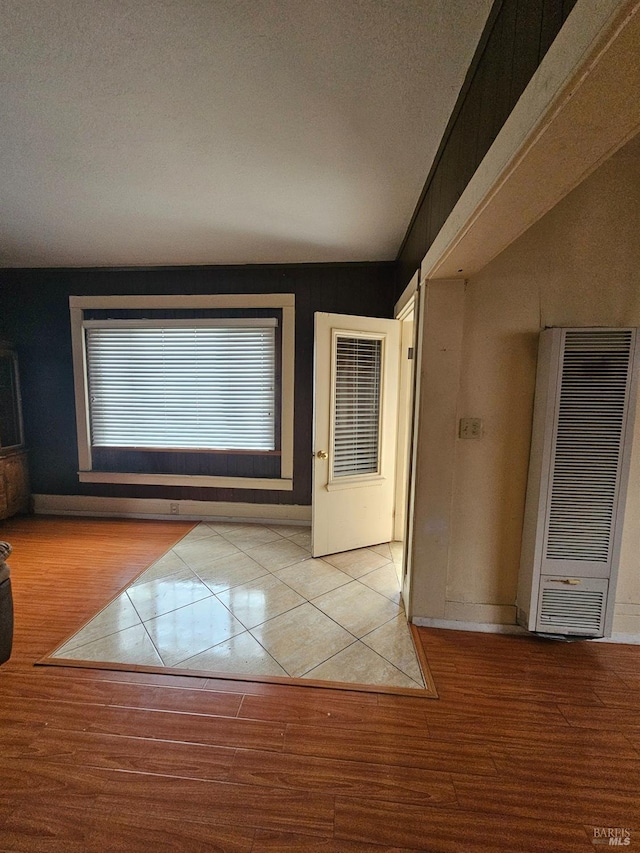 entrance foyer with light wood-type flooring