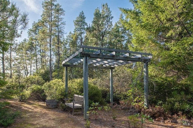 40695 Roseman Creek Rd, Gualala, CA 95445 - view of home's community with a pergola
