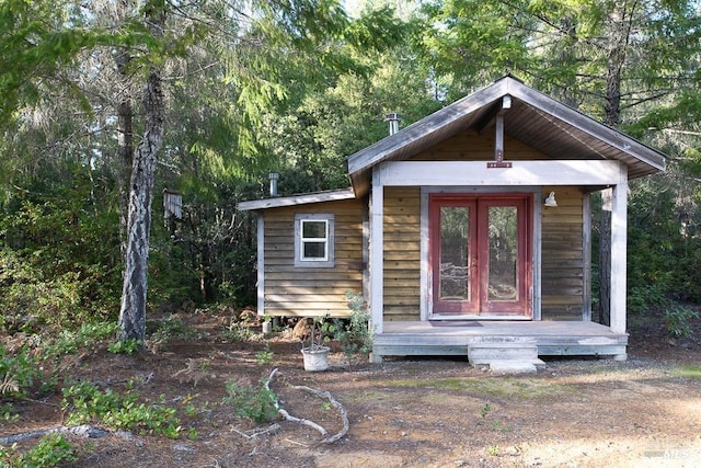 view of outbuilding