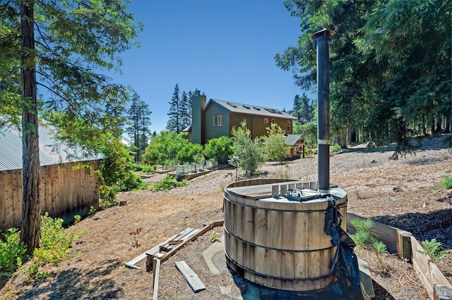 40695 Roseman Creek Rd, Gualala, CA 95445 - view of yard with a jacuzzi