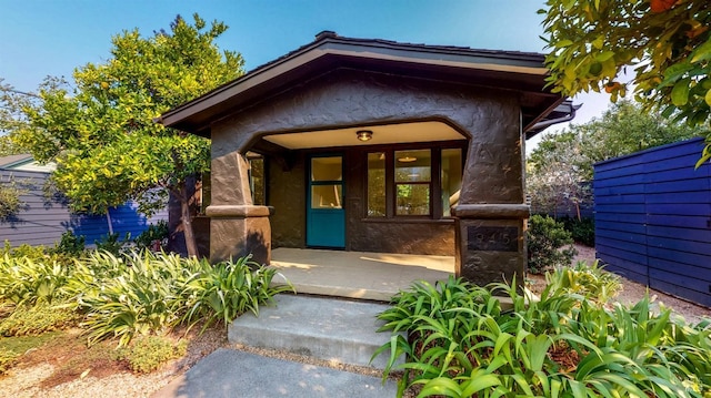 view of property entrance