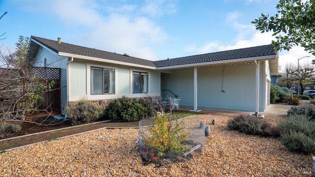 view of ranch-style house