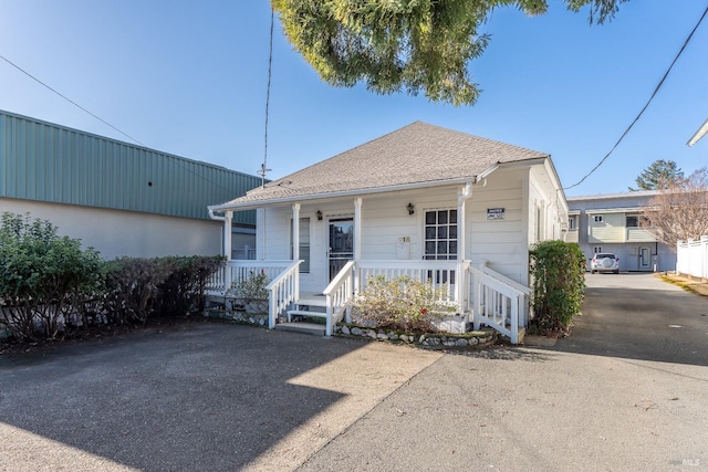 bungalow with a porch