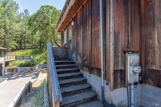 view of staircase